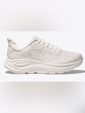 HOKA Clifton 9 White On White Sneakers Shoes Trainers Women’s Size 7.5B